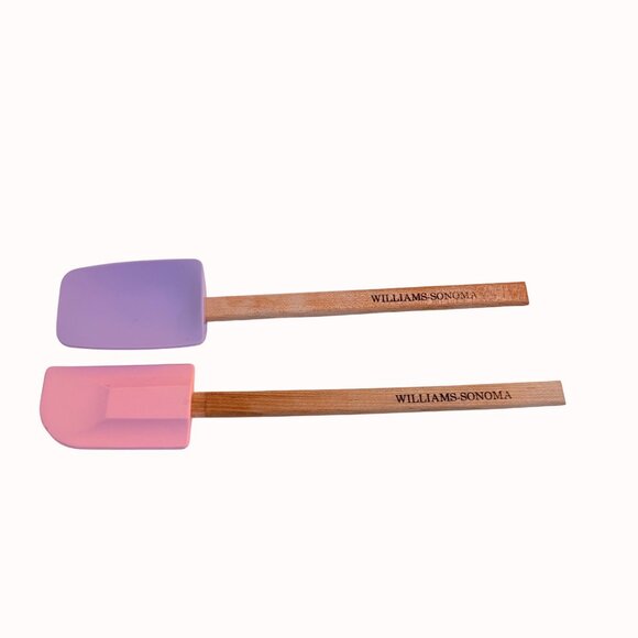 Williams-Sonoma Silicone Spatula Set Heat Resistant Baking Kitchen Cooking Tools - Picture 15 of 15